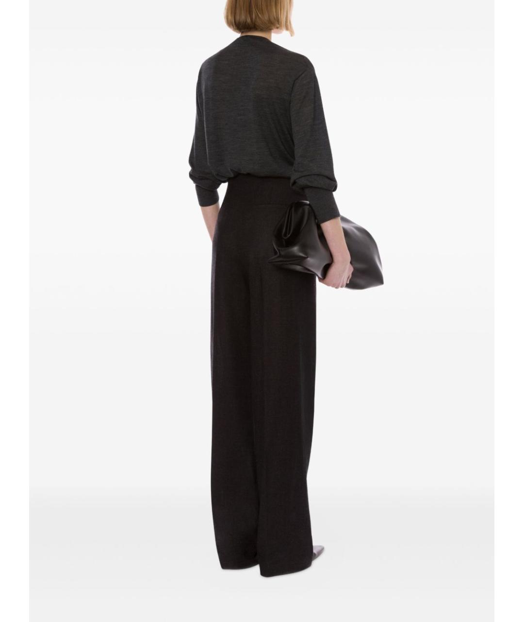 ALBERTA FERRETTI Серый шерстяной кардиган, фото 4