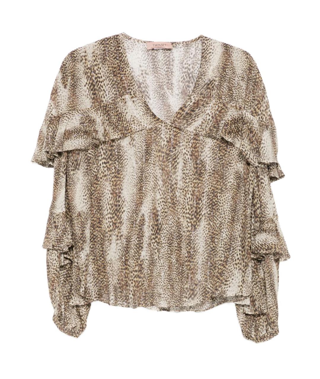 TWIN-SET Мульти вискозная блузы, фото 1