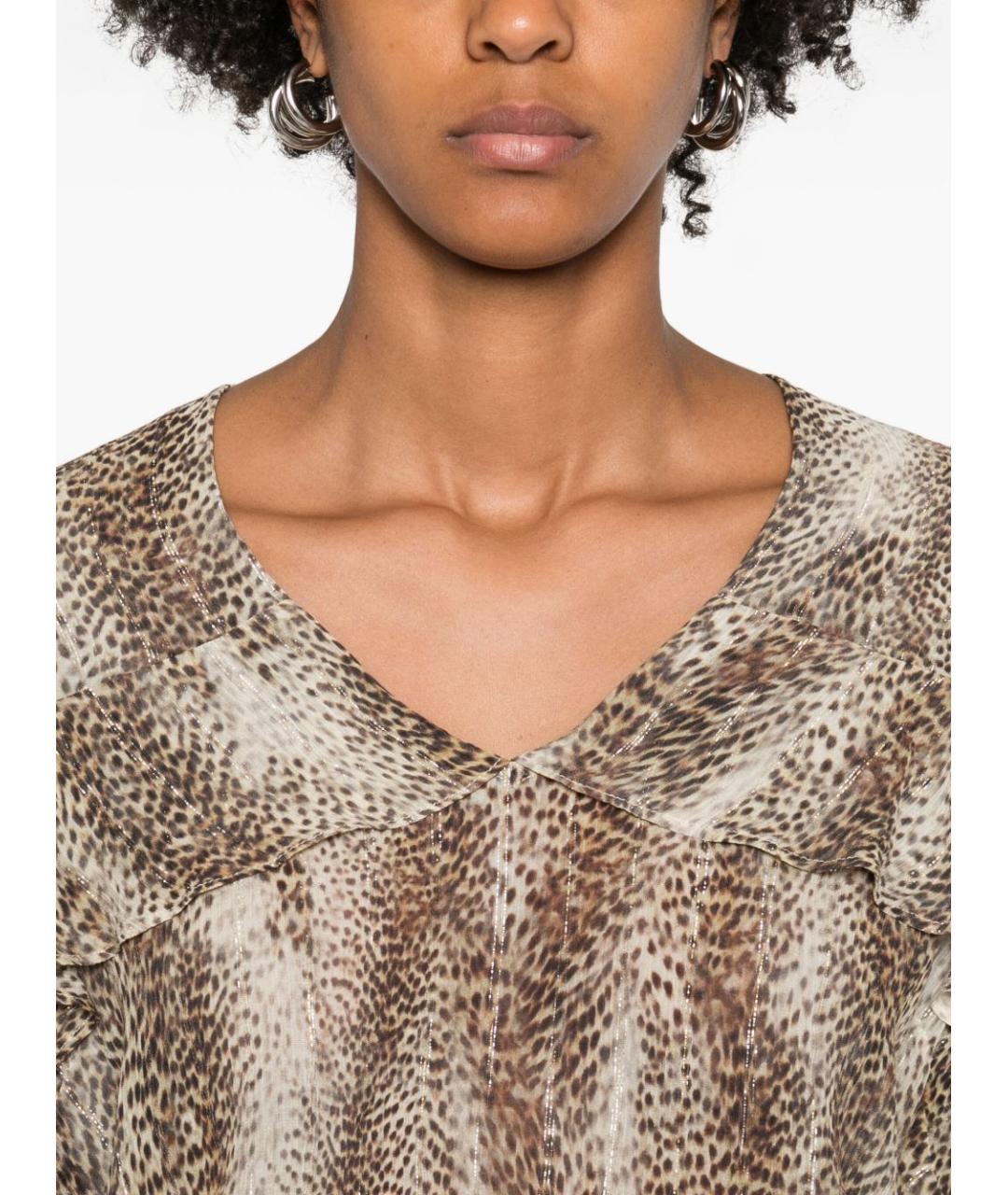 TWIN-SET Мульти вискозная блузы, фото 4