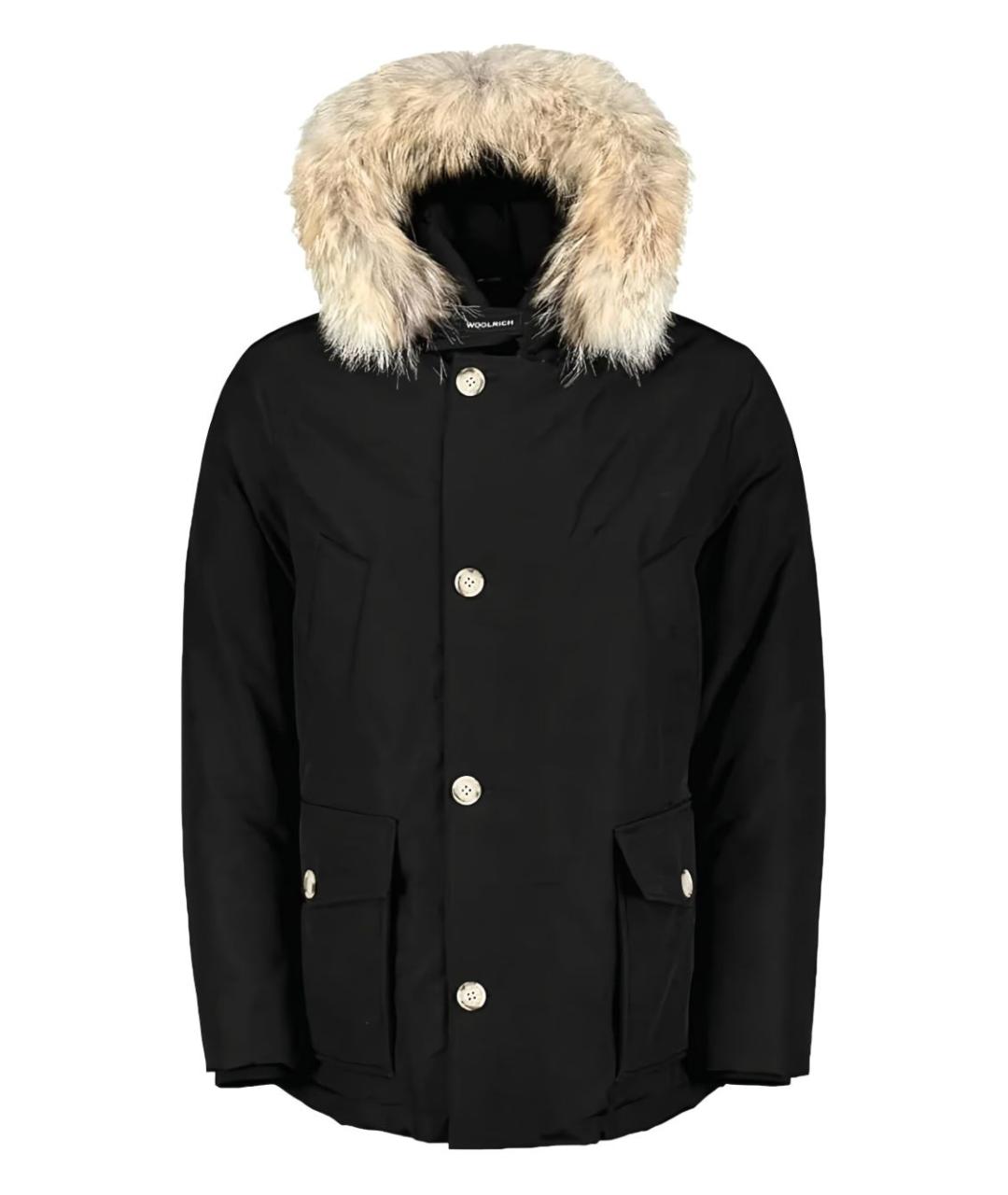 WOOLRICH Черный пуховик, фото 1