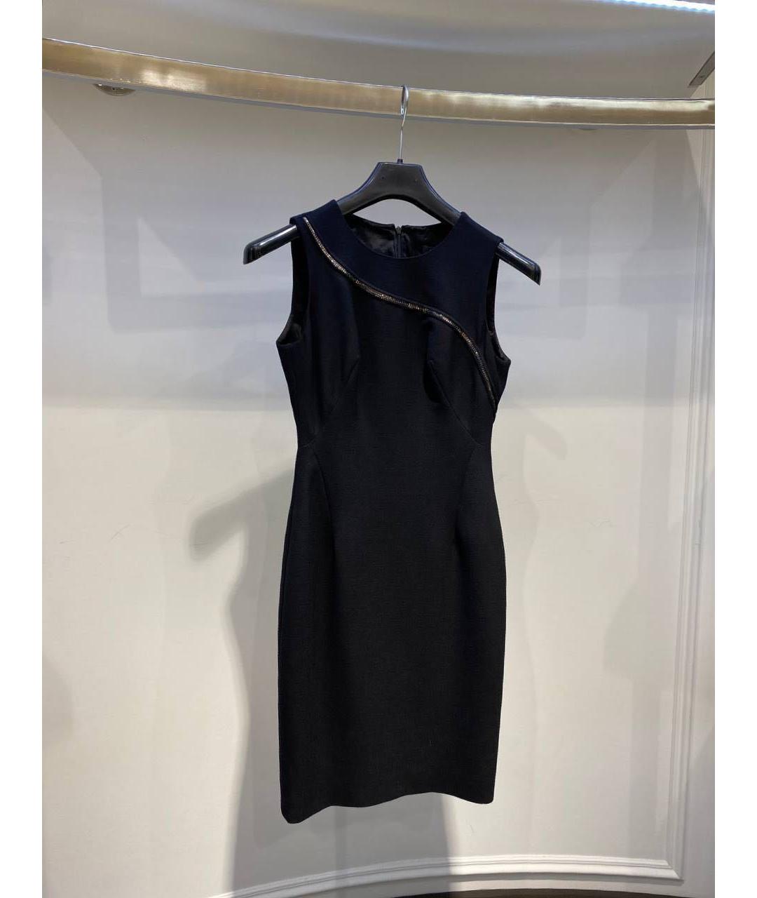 VERSACE Черное повседневное платье, фото 2