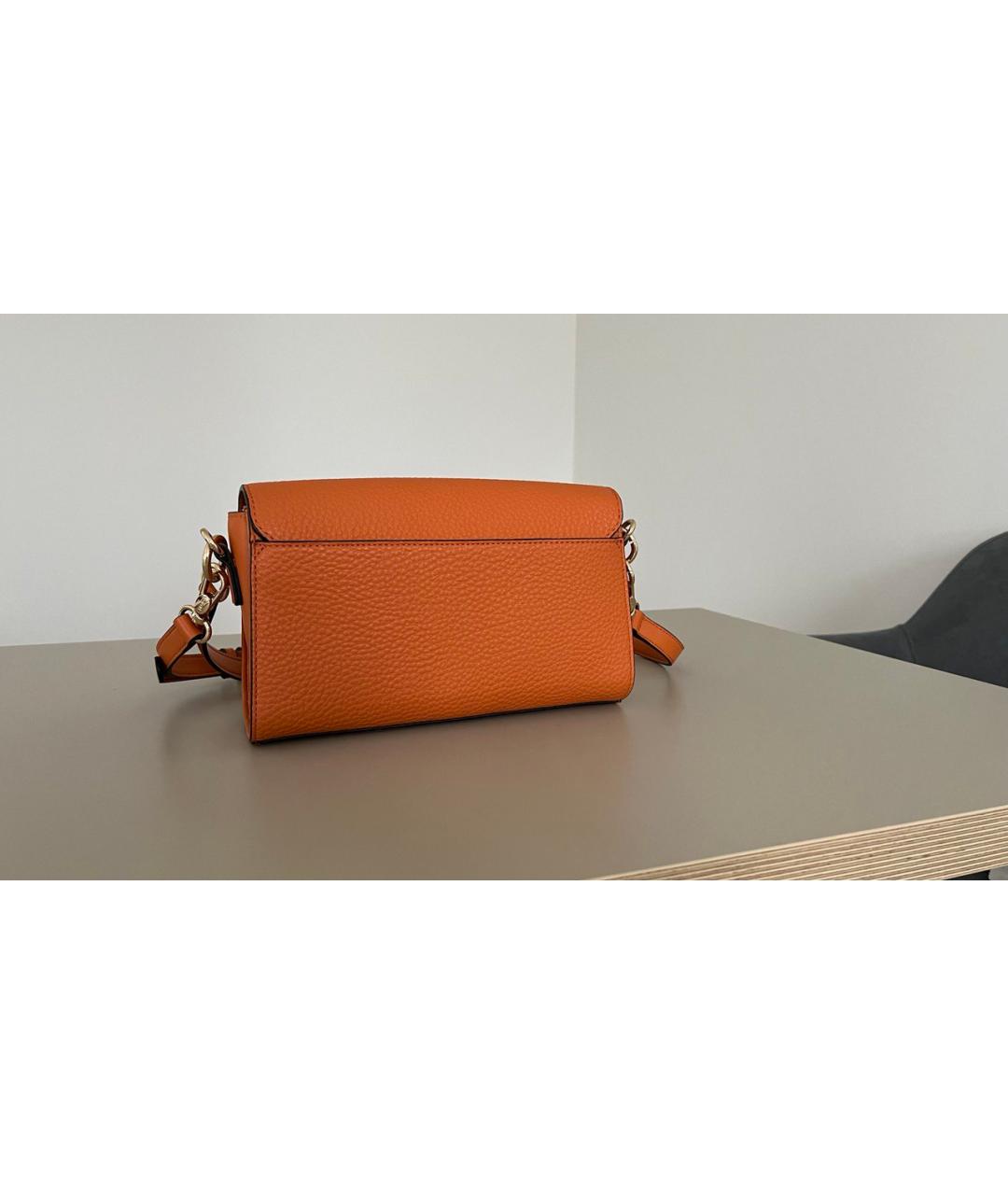 LIU JO Оранжевая сумка через плечо из искусственной кожи, фото 3