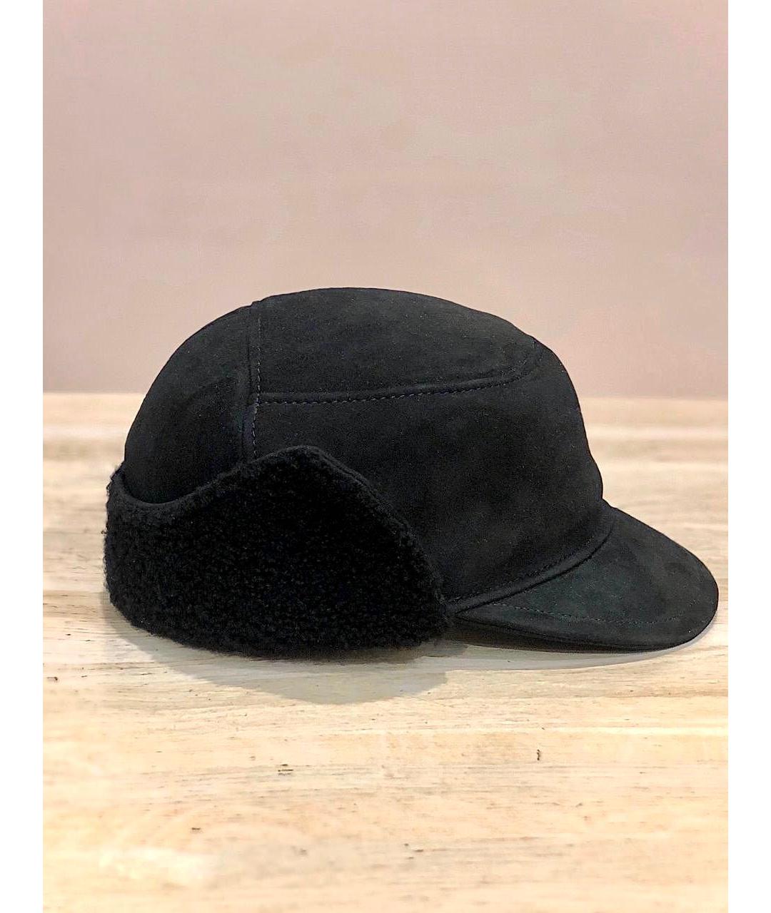 BORSALINO Черная кашемировая кепка/бейсболка, фото 2