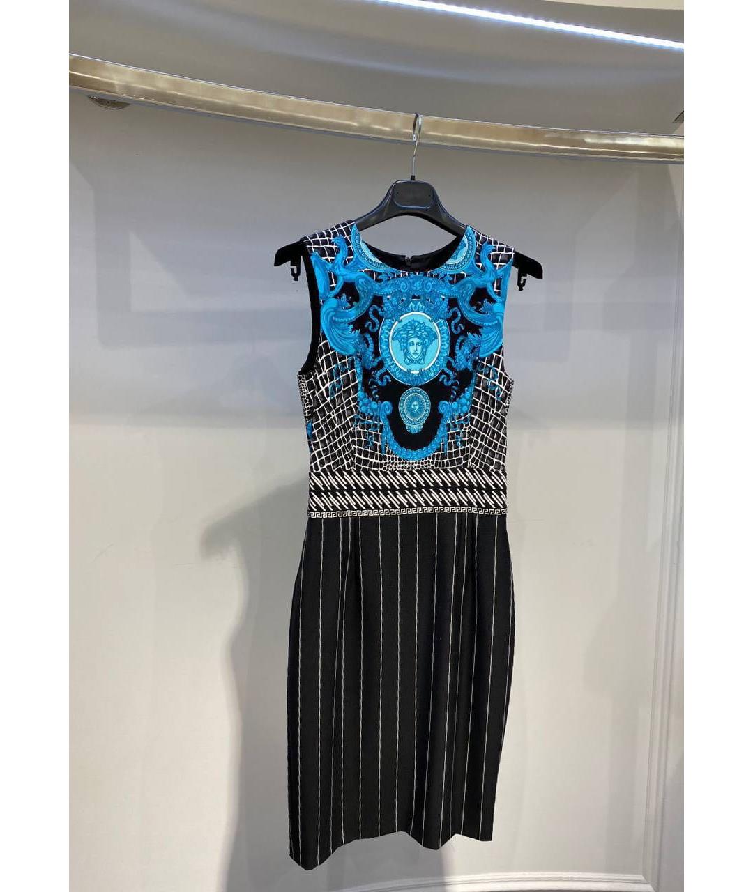 VERSACE Мульти повседневное платье, фото 2