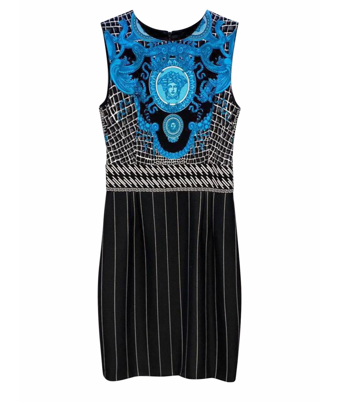 VERSACE Мульти повседневное платье, фото 1