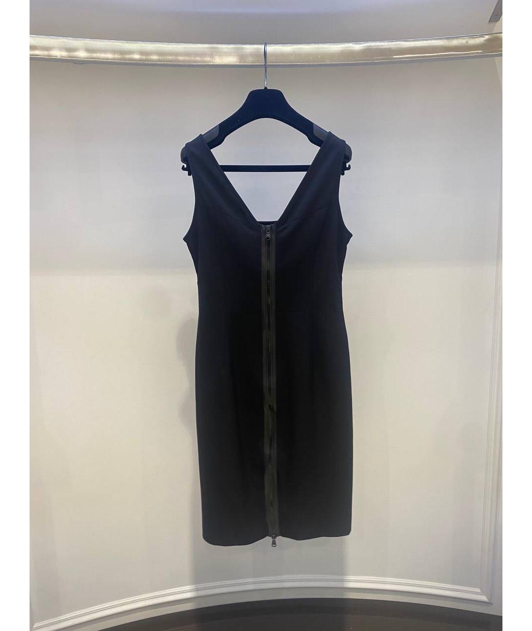 VERSACE Черное повседневное платье, фото 3