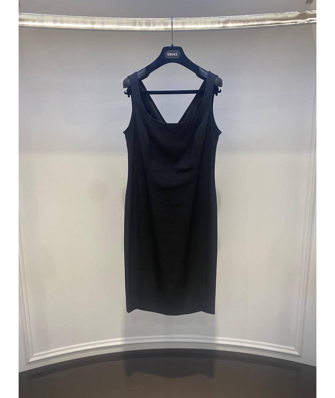 VERSACE Черное повседневное платье, фото 4