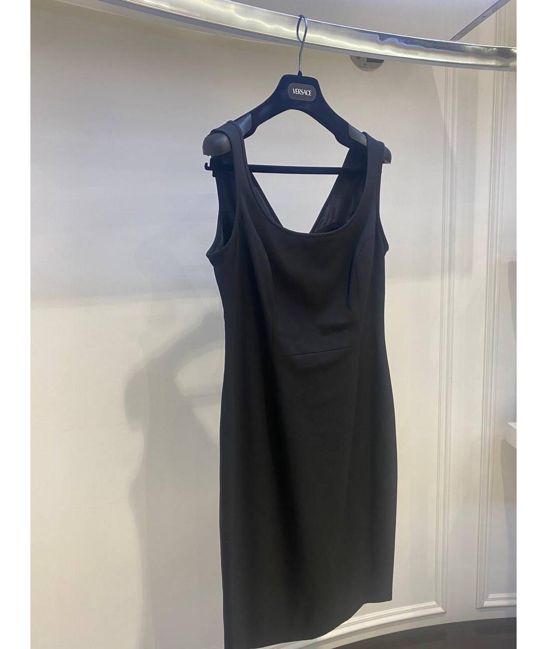 VERSACE Черное повседневное платье, фото 2