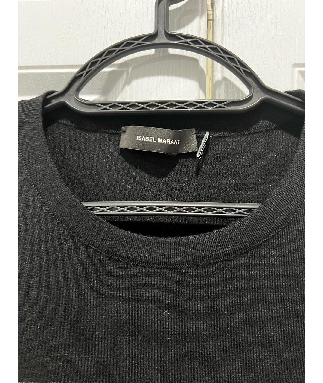 ISABEL MARANT Черный шерстяной джемпер / свитер, фото 3