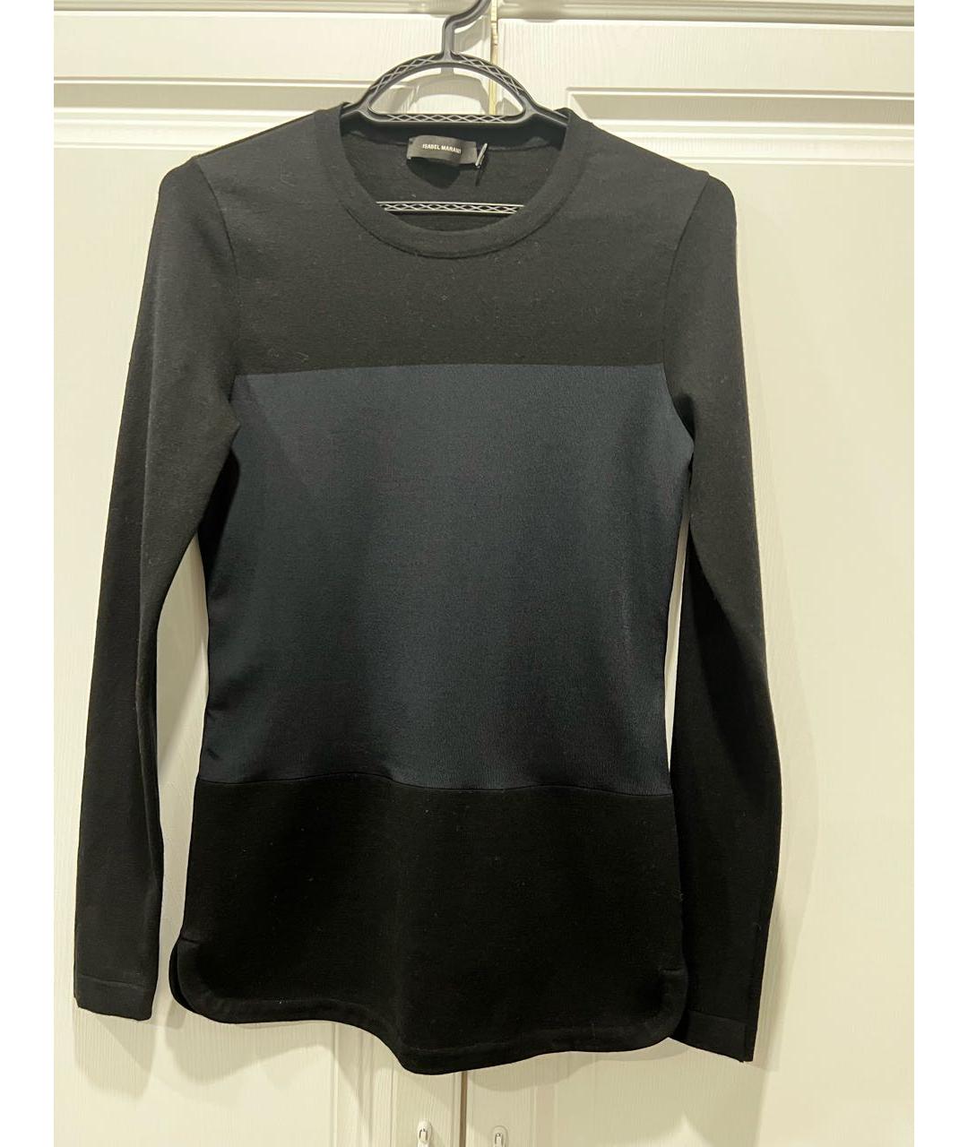 ISABEL MARANT Черный шерстяной джемпер / свитер, фото 5