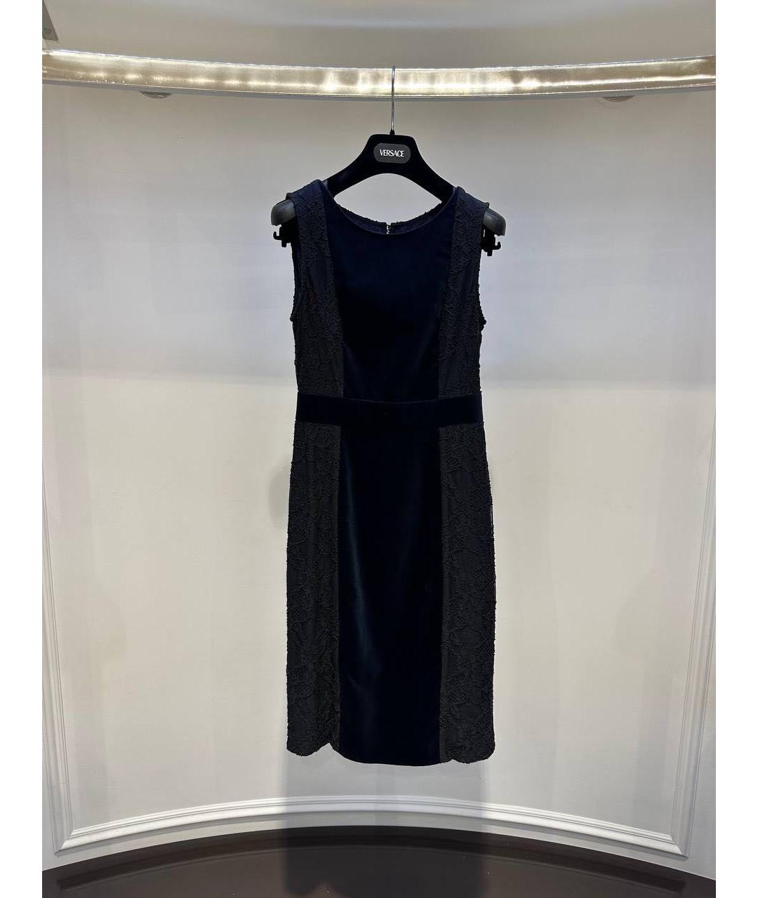 VERSACE Черное повседневное платье, фото 4