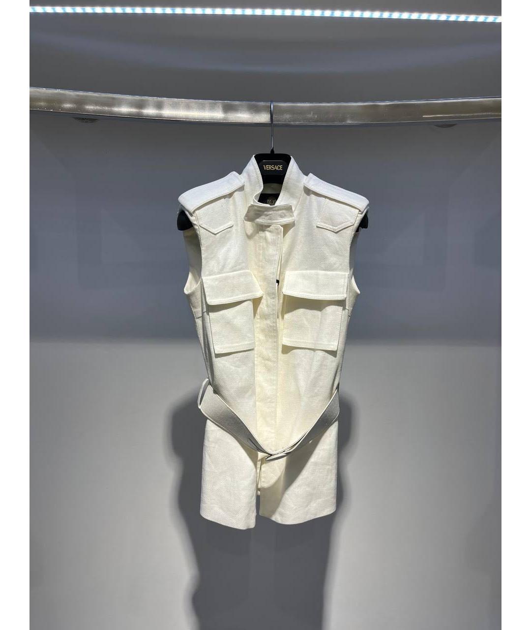 VERSACE Белый жилет, фото 4