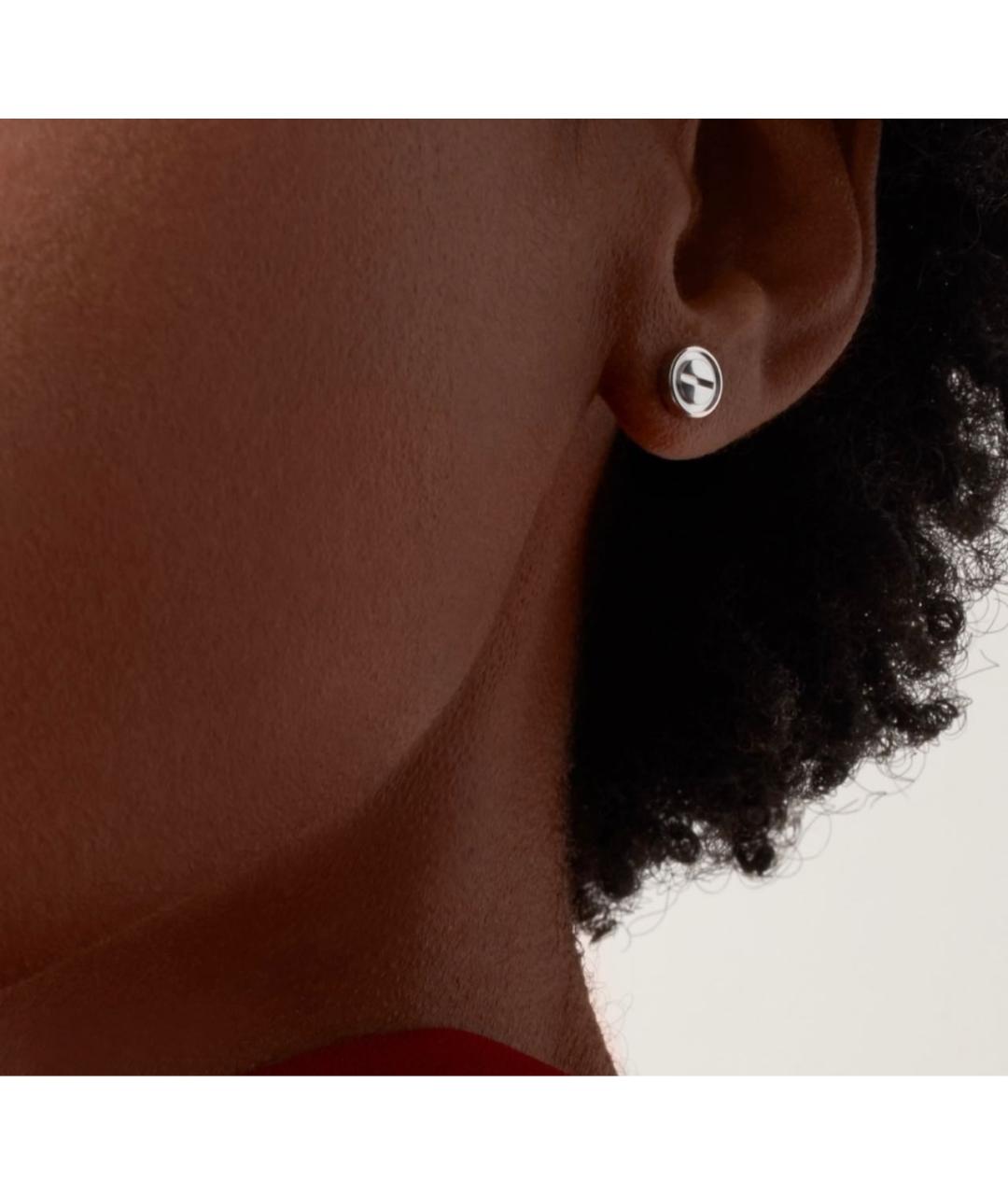 CARTIER Серебряные серьги из белого золота, фото 4