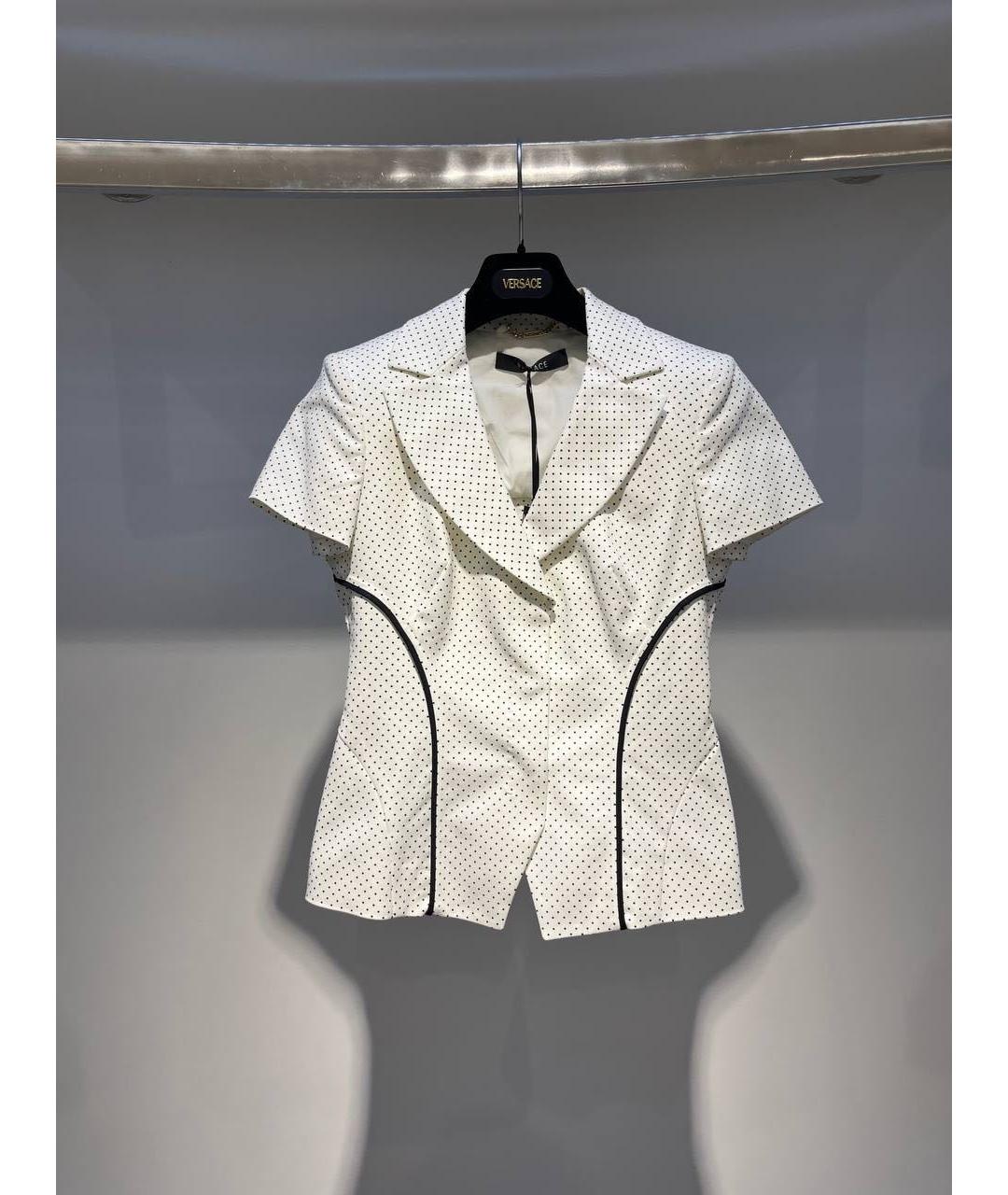 VERSACE Белый жакет/пиджак, фото 4