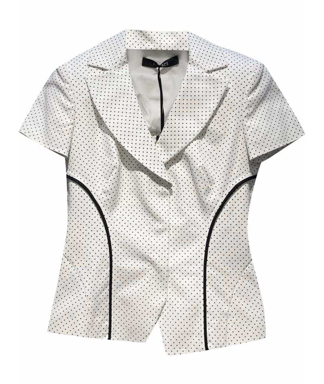 VERSACE Белый жакет/пиджак, фото 1