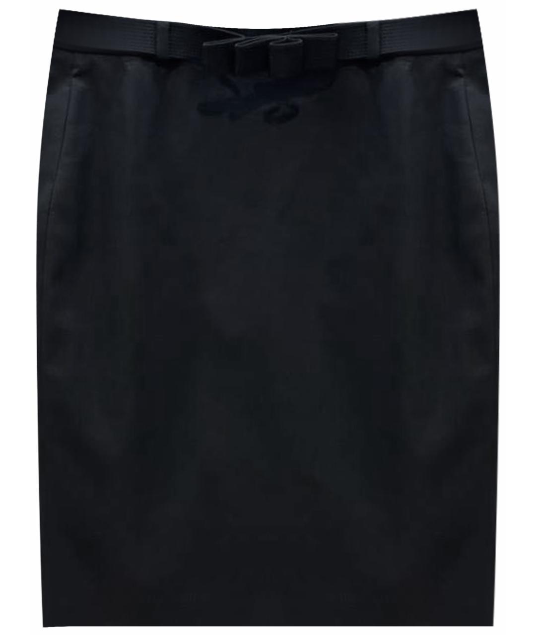 VERSACE Черная юбка миди, фото 1