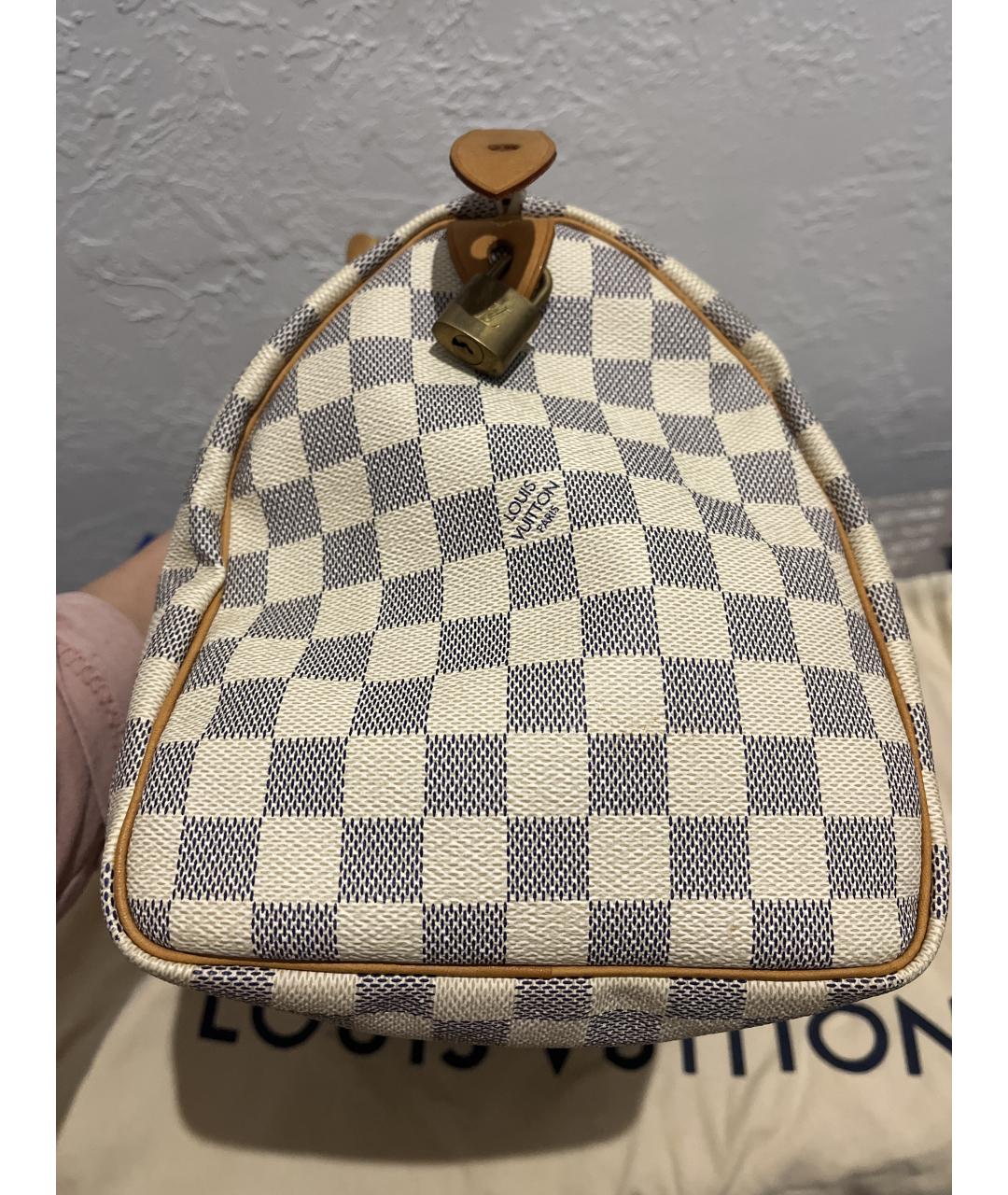 LOUIS VUITTON Белая сумка с короткими ручками, фото 8