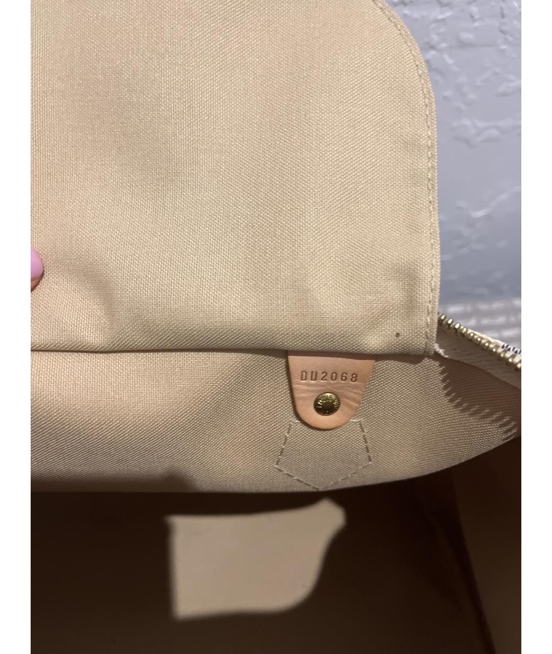 LOUIS VUITTON Белая сумка с короткими ручками, фото 5