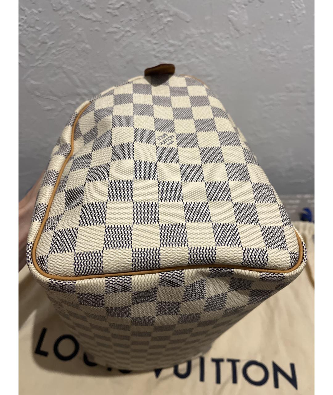 LOUIS VUITTON Белая сумка с короткими ручками, фото 4