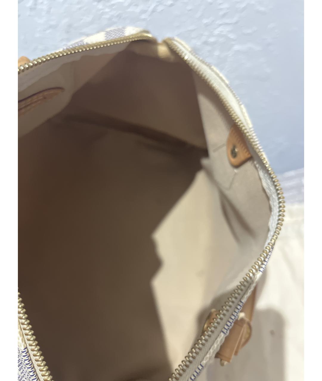 LOUIS VUITTON Белая сумка с короткими ручками, фото 7