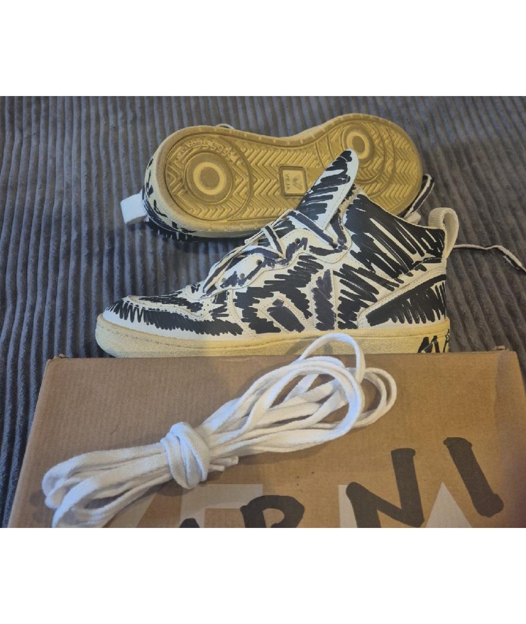 MARNI Мульти кожаные кроссовки, фото 7