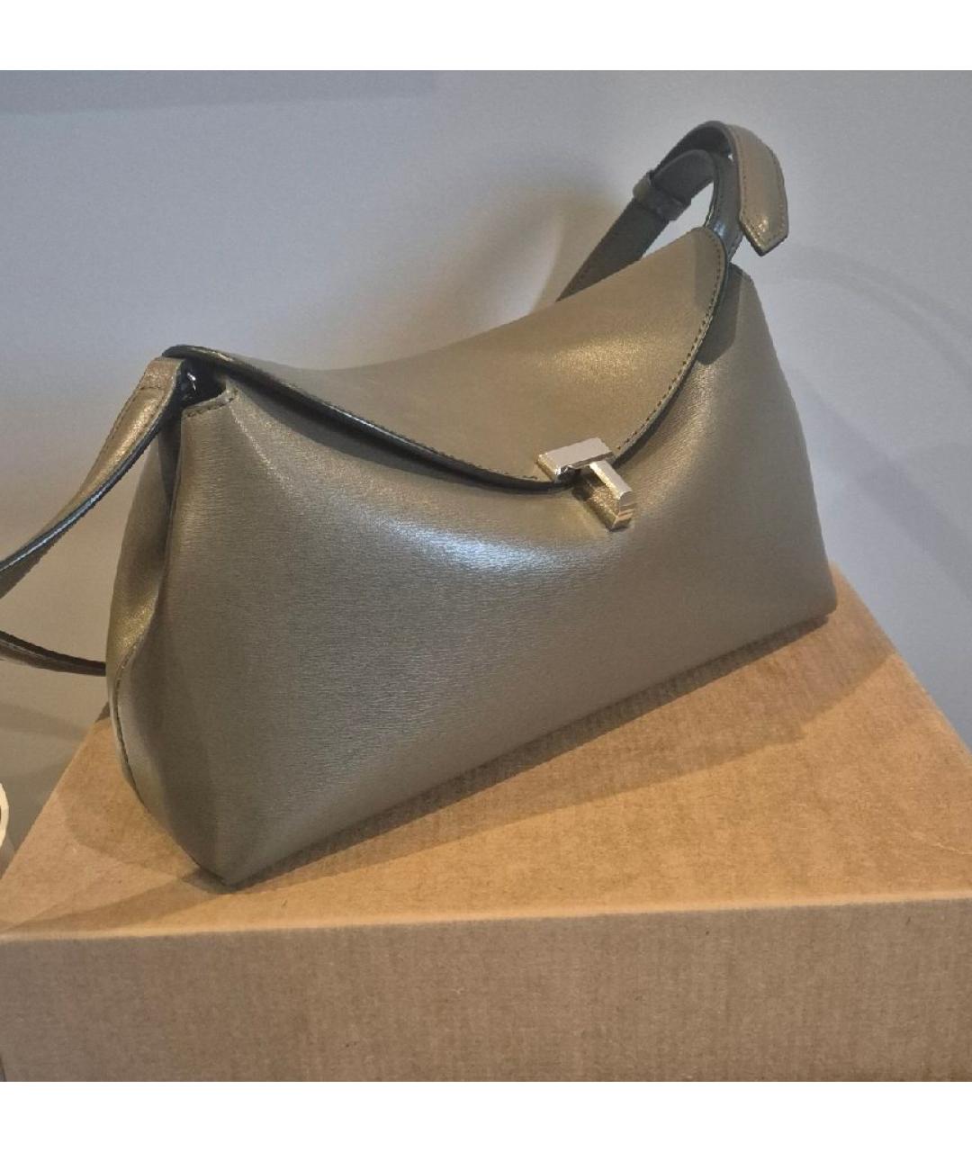 TOTEME Коричневая кожаная сумка через плечо, фото 2