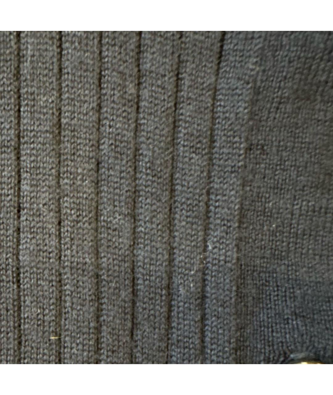 ALEXANDER WANG Темно-синий шерстяной кардиган, фото 4