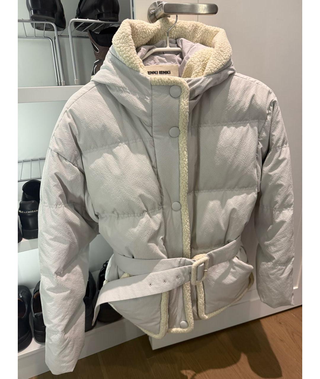 IENKI IENKI Серый полиамидовый пуховик, фото 5