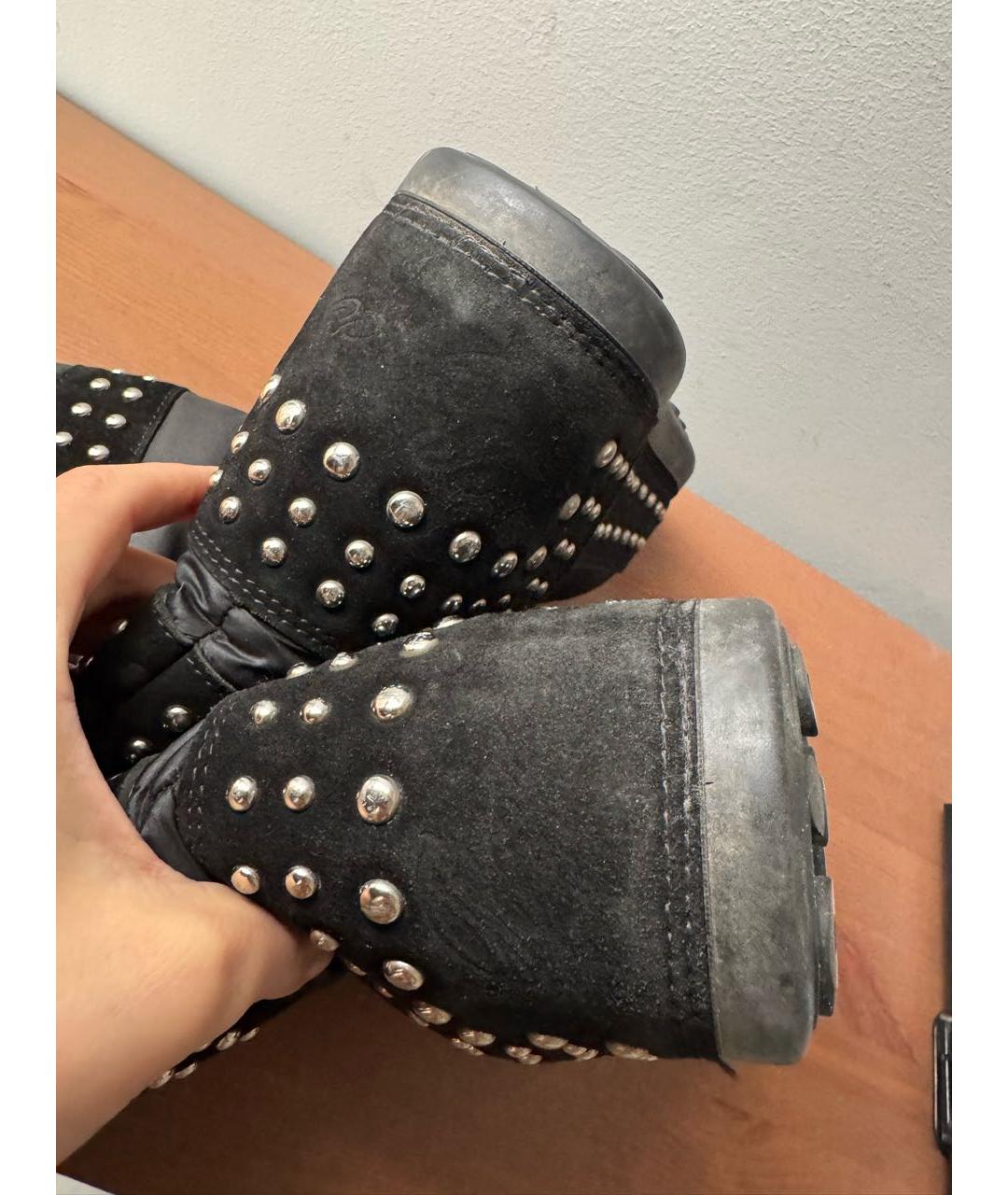 BOGNER Черные замшевые сапоги, фото 7