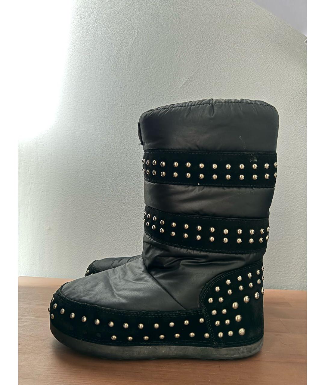 BOGNER Черные замшевые сапоги, фото 9