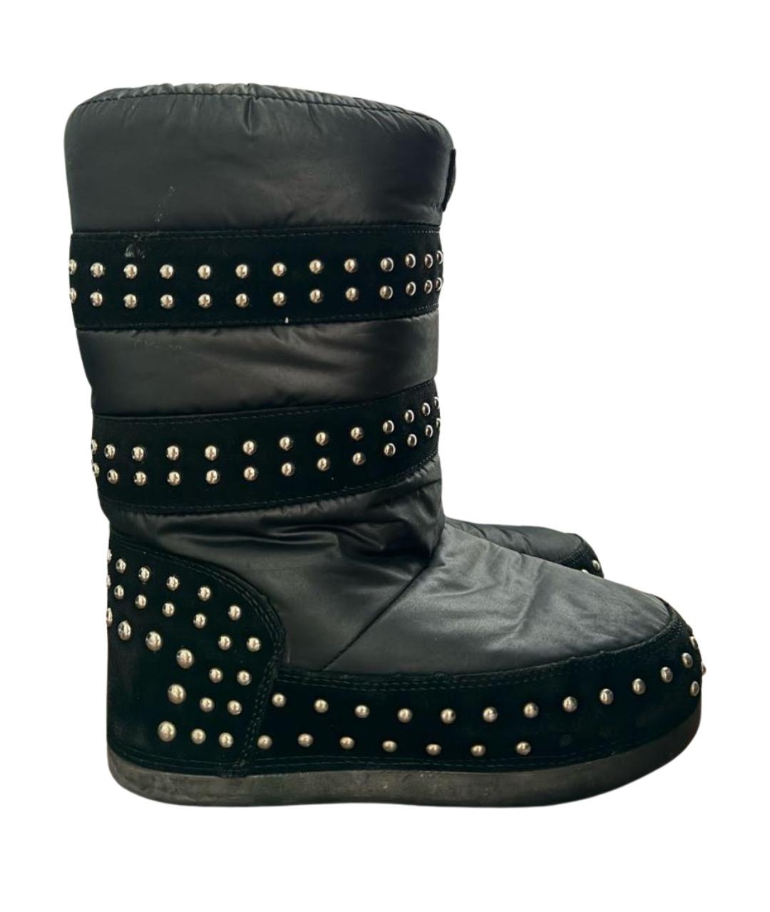 BOGNER Черные замшевые сапоги, фото 1