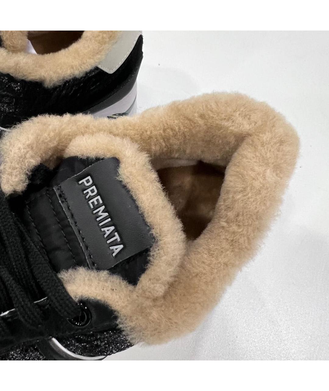 PREMIATA Черные кожаные кроссовки, фото 5