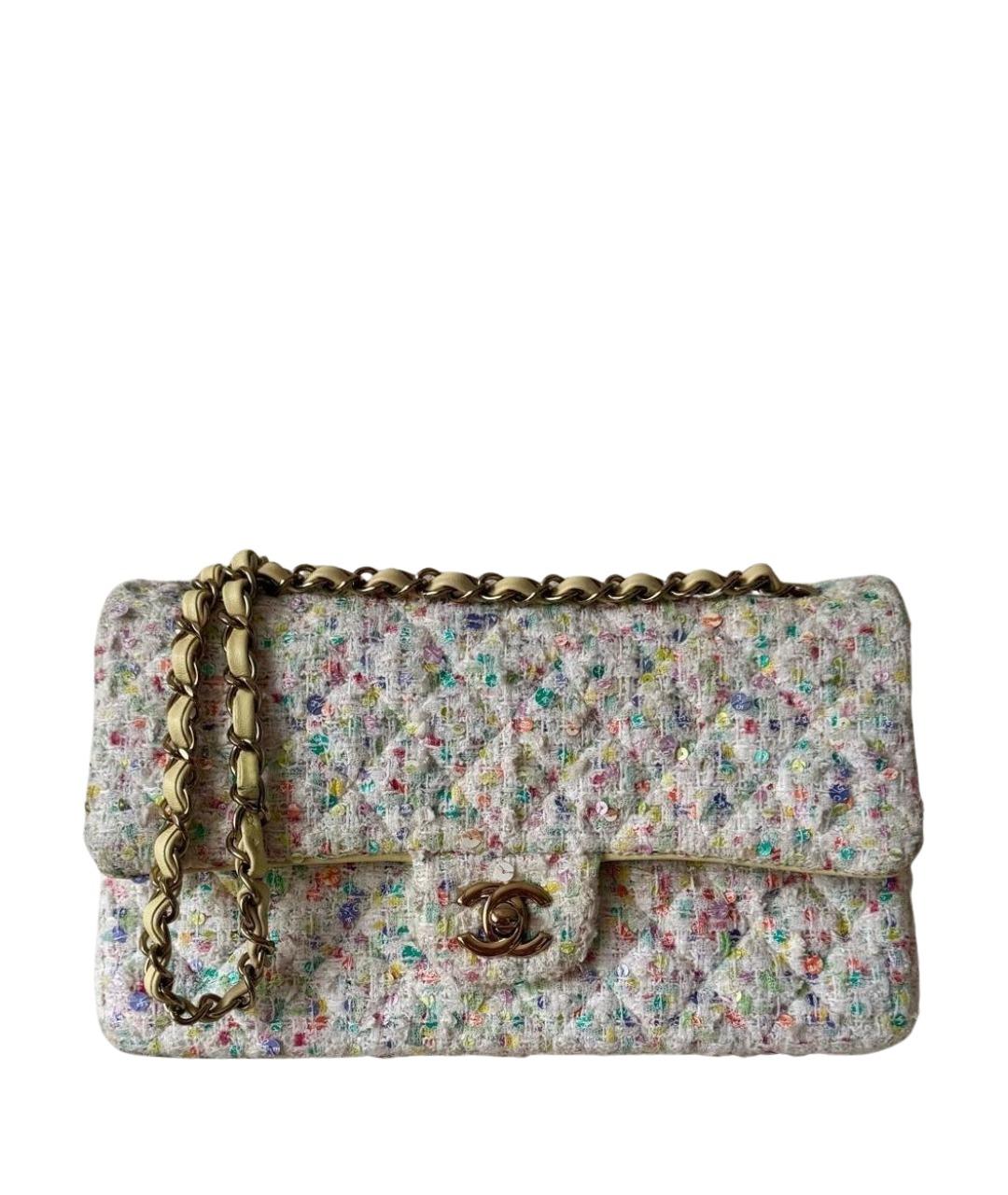 CHANEL Мульти твидовая сумка через плечо, фото 1
