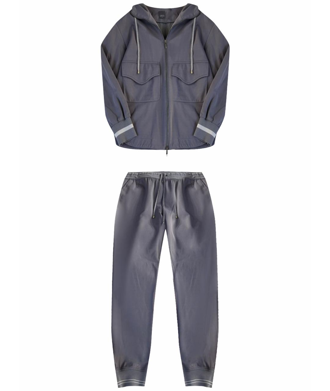 LORENA ANTONIAZZI Серый хлопковый спортивные костюмы, фото 1