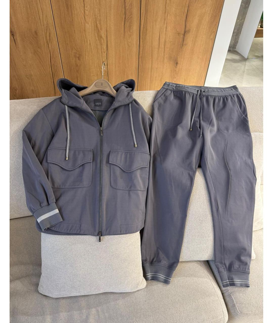 LORENA ANTONIAZZI Серый хлопковый спортивные костюмы, фото 3
