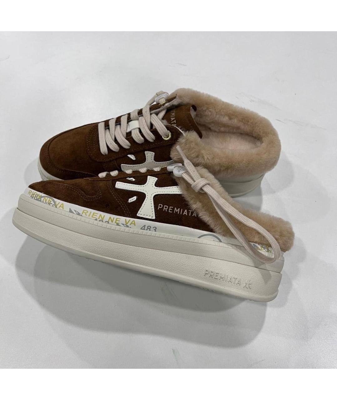 PREMIATA Коричневые кроссовки, фото 3