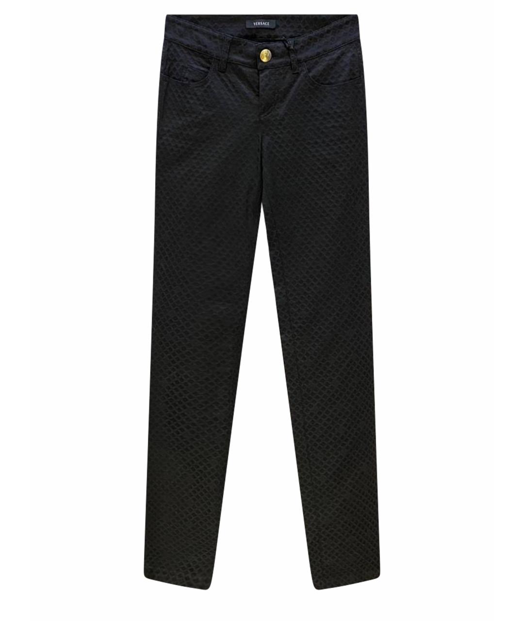 VERSACE Черные джинсы слим, фото 1
