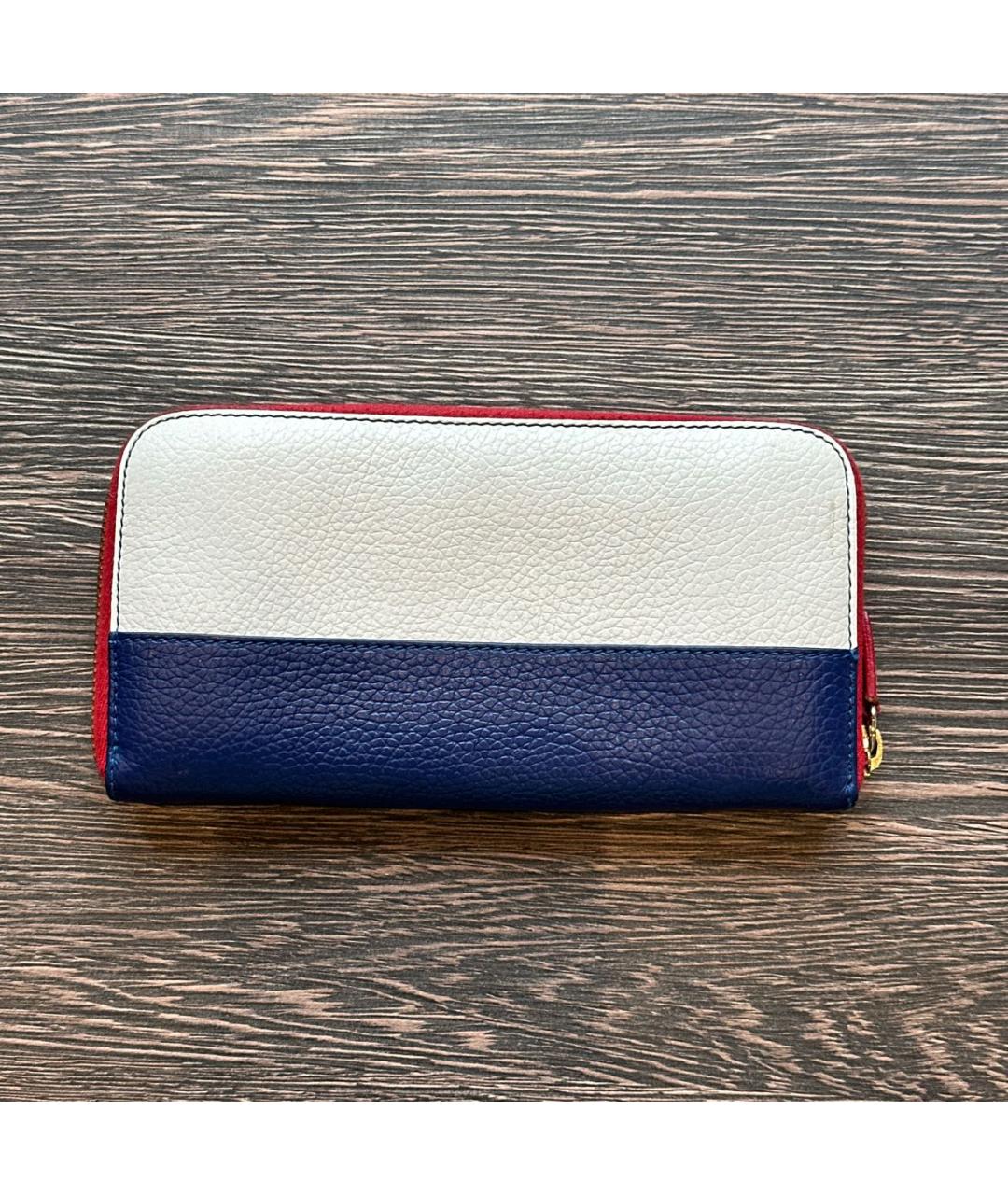 ICEBERG Синий кожаный кошелек, фото 2