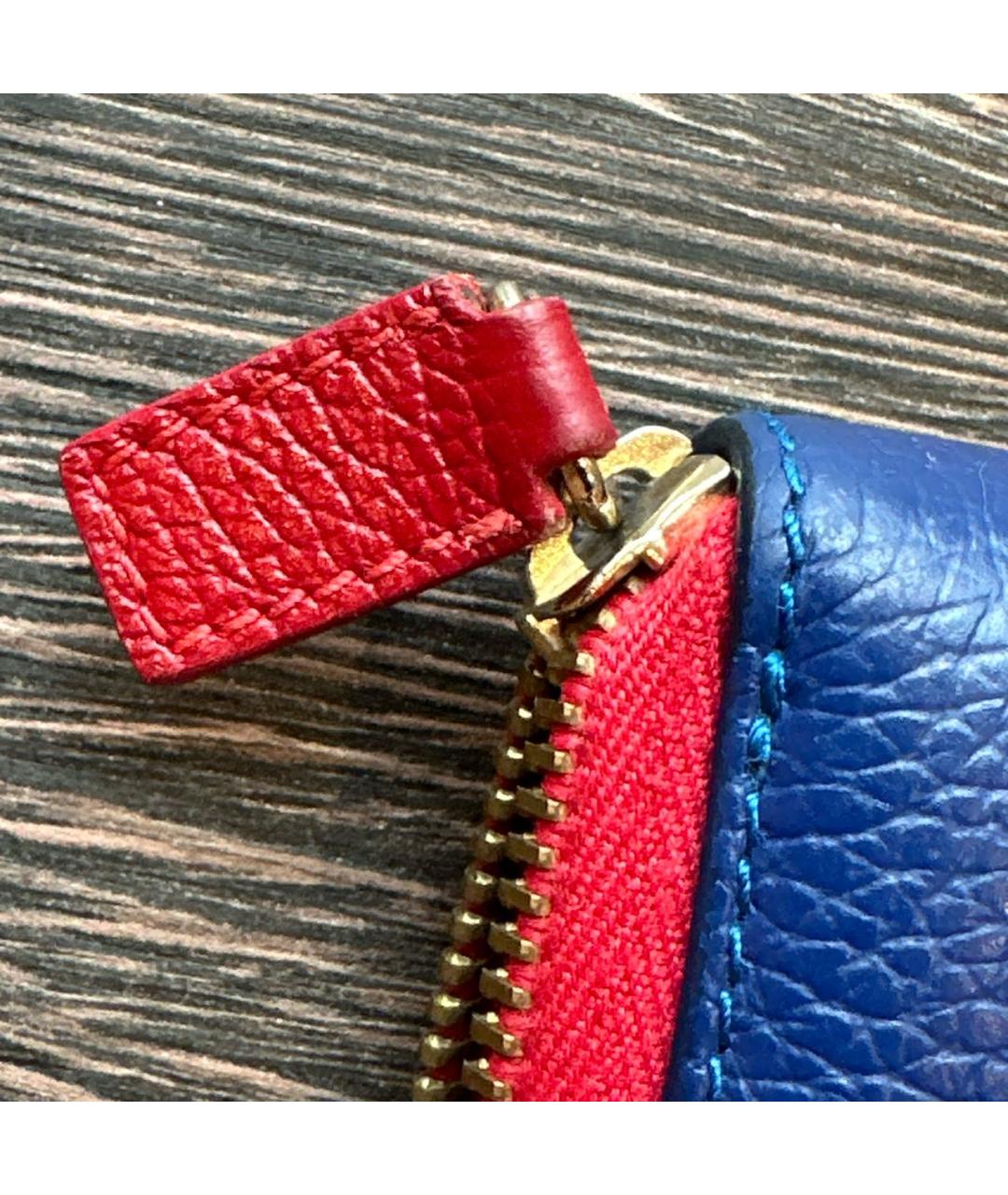 ICEBERG Синий кожаный кошелек, фото 4