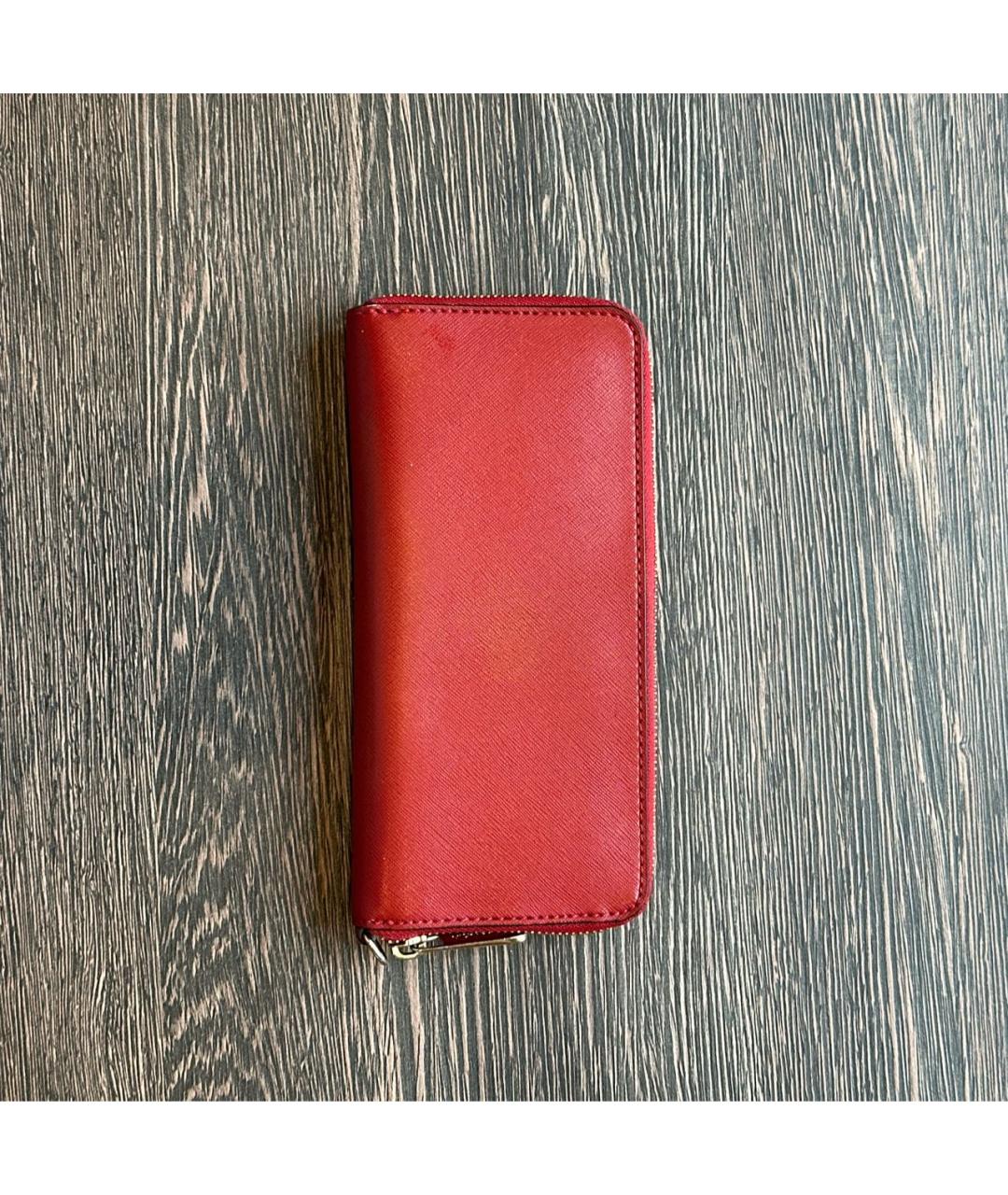 MICHAEL KORS Красный кожаный кошелек, фото 2