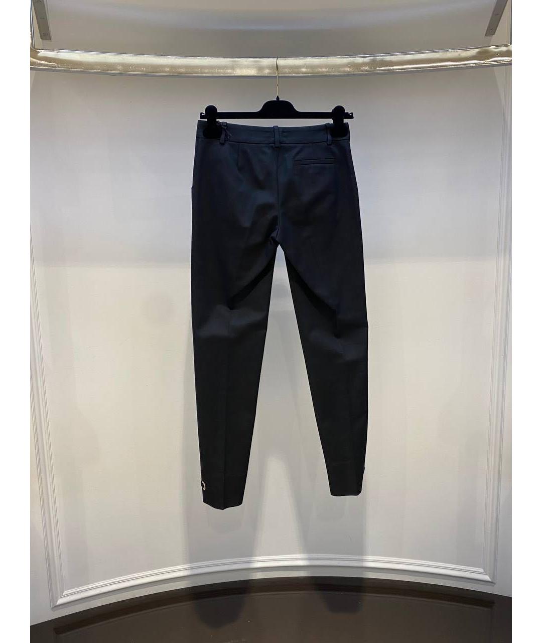 VERSACE Черные прямые брюки, фото 2