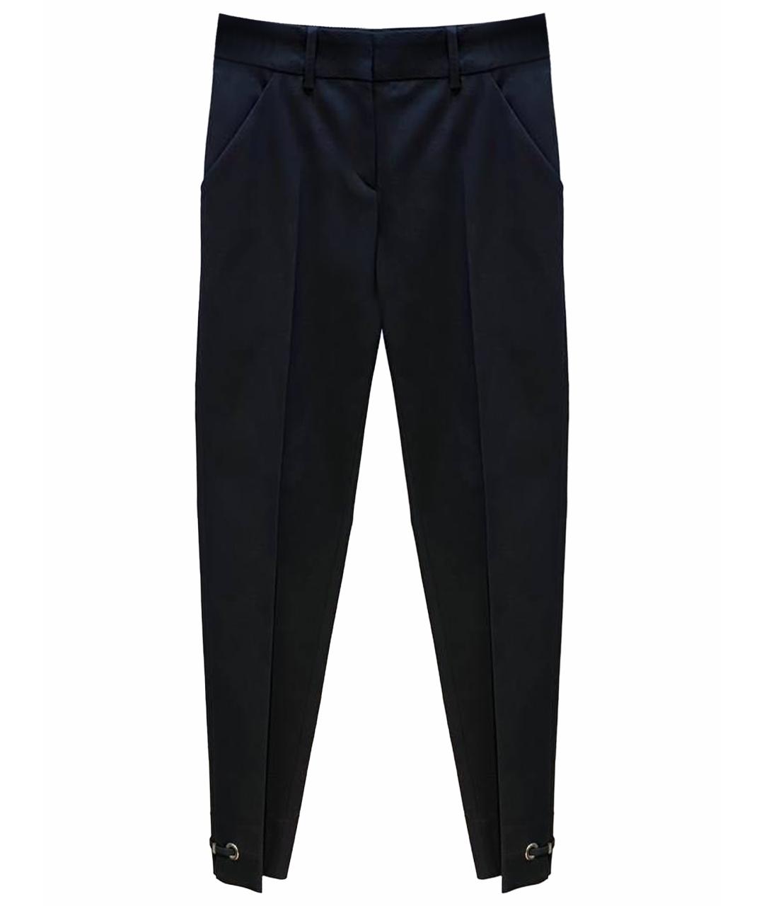 VERSACE Черные прямые брюки, фото 1