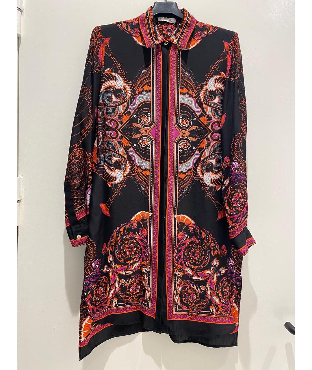 VERSACE Мульти шелковая блузы, фото 5