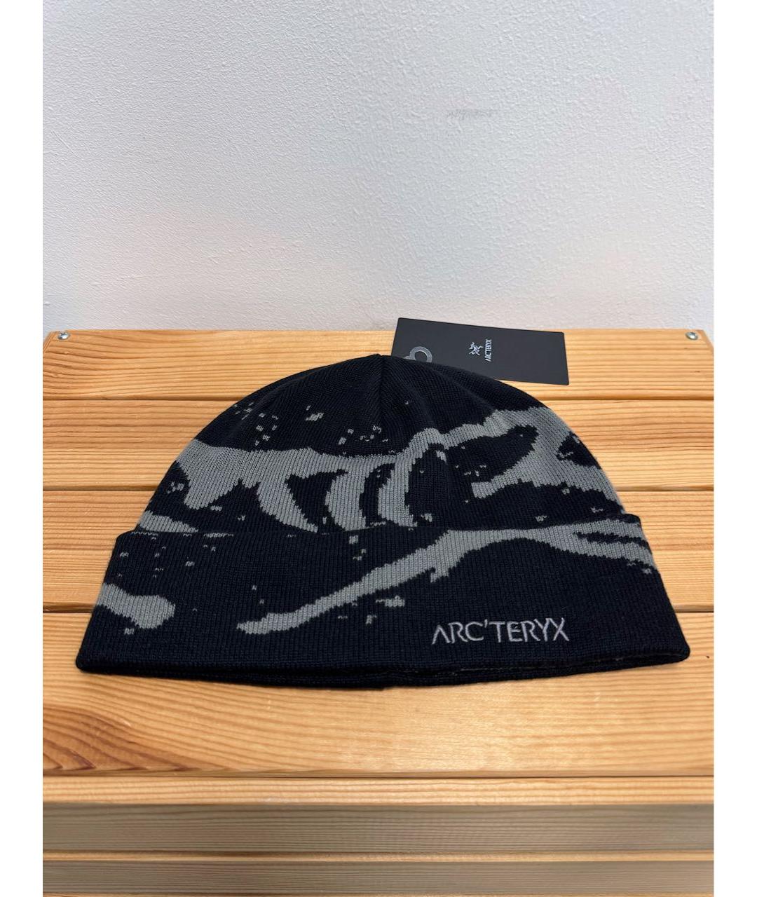 ARCTERYX Черная синтетическая шапка, фото 2