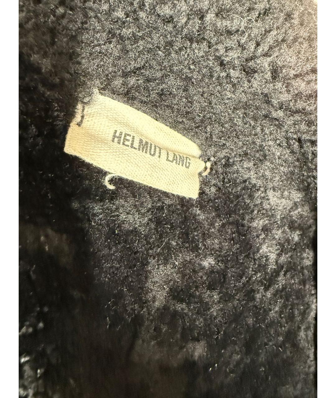 HELMUT LANG Черная меховая дубленка, фото 8