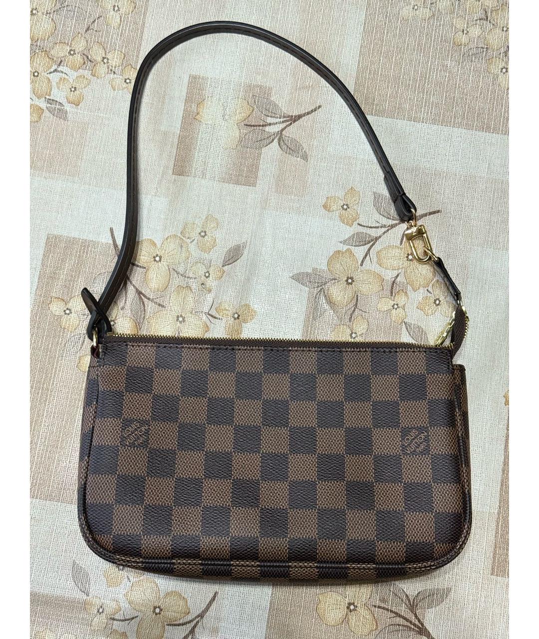 LOUIS VUITTON Коричневая сумка через плечо, фото 7