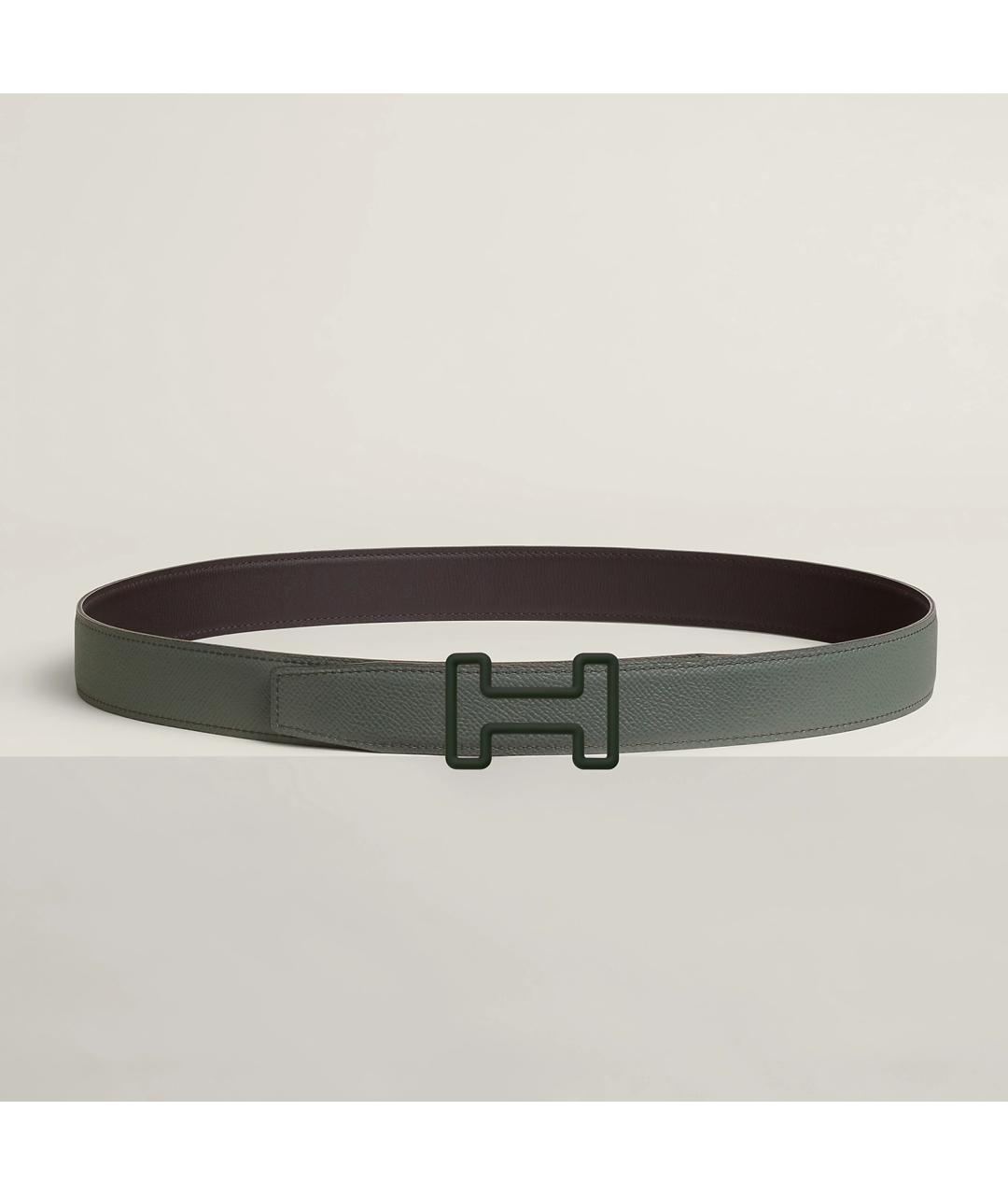 HERMES Коричневый кожаный ремень, фото 2