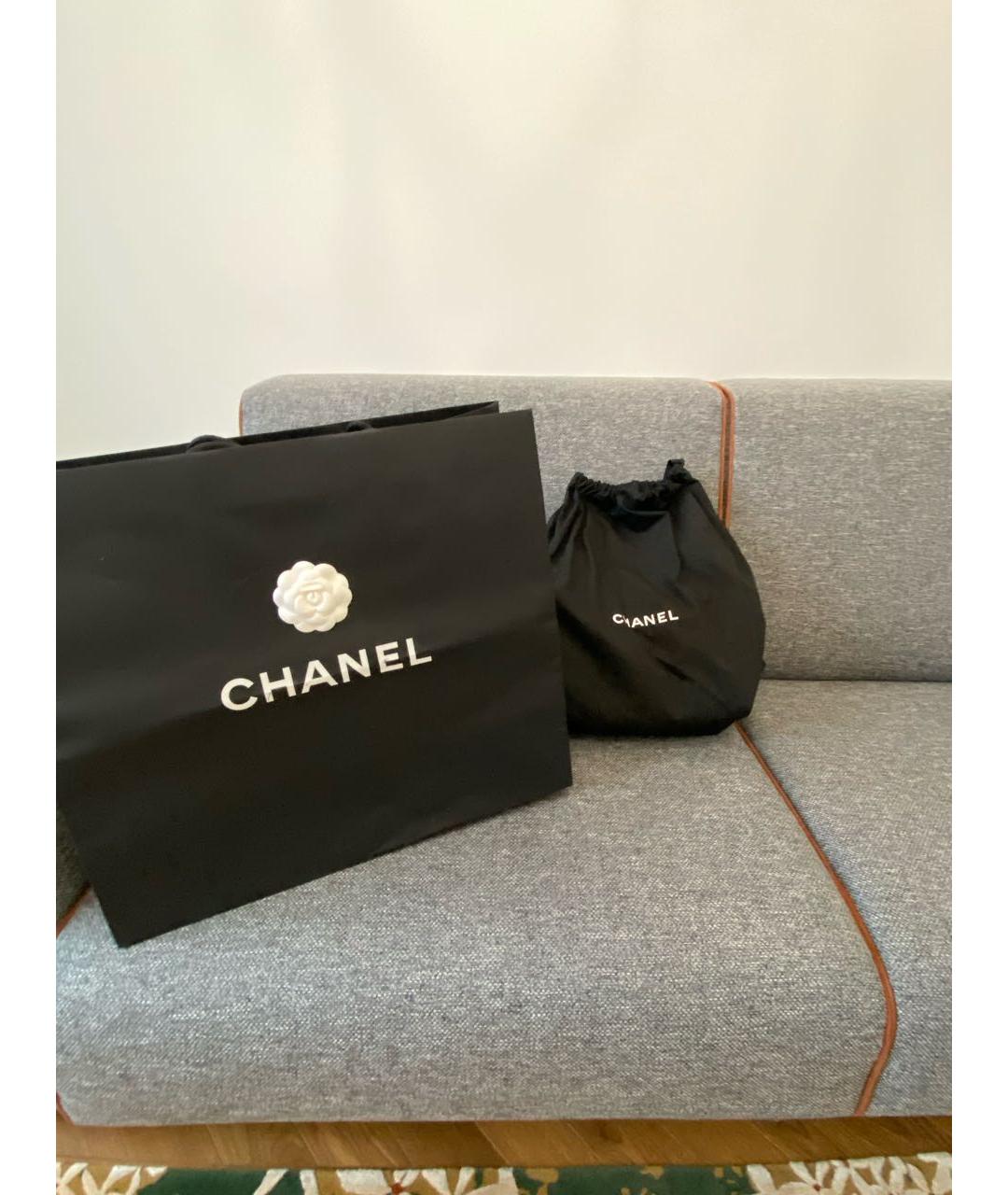 CHANEL Черная кожаная сумка тоут, фото 2