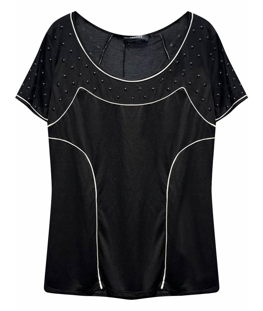 VERSACE Черная футболка, фото 1