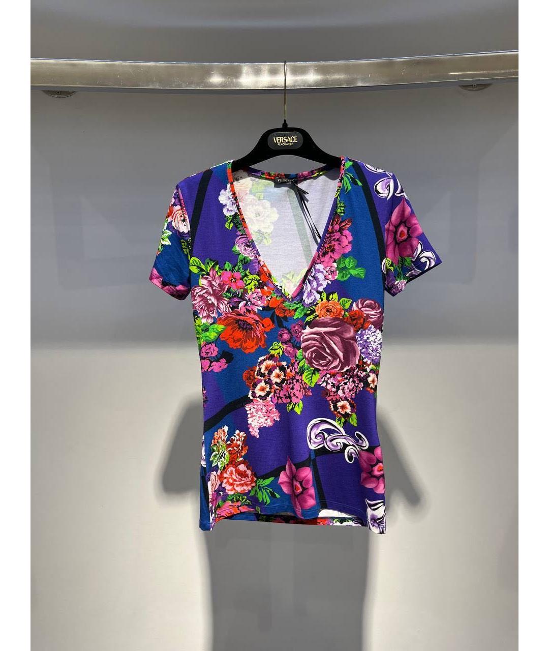 VERSACE Мульти футболка, фото 3